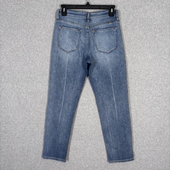 KanCan Jeans 3/25 Tina Mid Rise Slim Straight Holes Ripped Distressed KC78001M - Picture 7 of 11